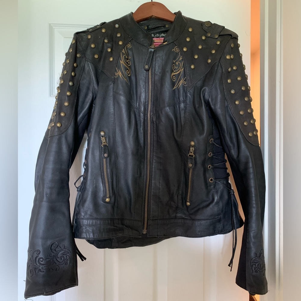 Black Brand Mantra Women’s Motorcycle Jacket